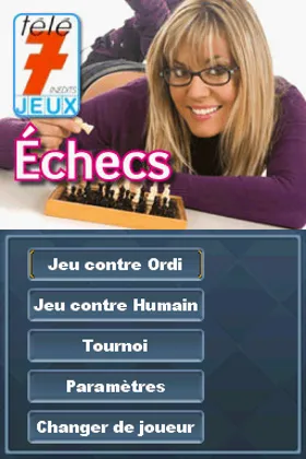 Tele 7 Jeux Inedits - Echecs (France) screen shot title